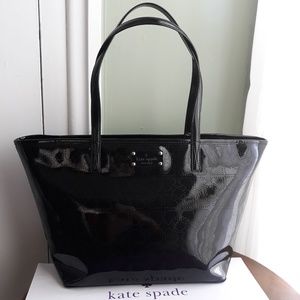 ♠️Kate Spade Black Patent Tote♠️